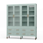 Kagu 4 Door Tall Cabinet W/ Premium Rattan