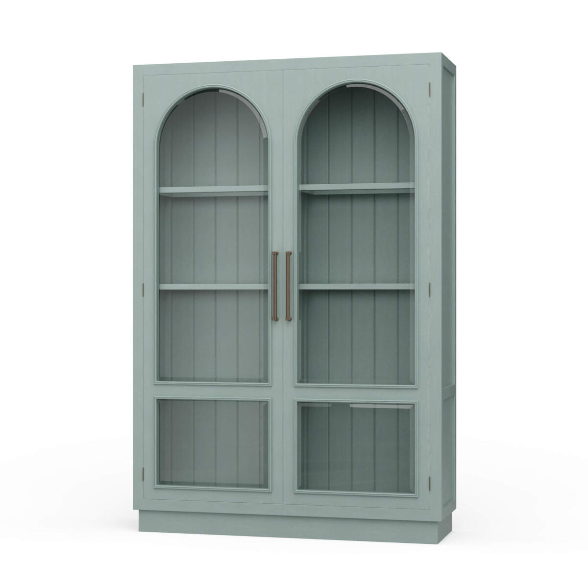 f594f3148a5a7abc84dcbfff9f49b028 Vannes 2 Door Display Cabinet W/ Glass Shelves - Image 1