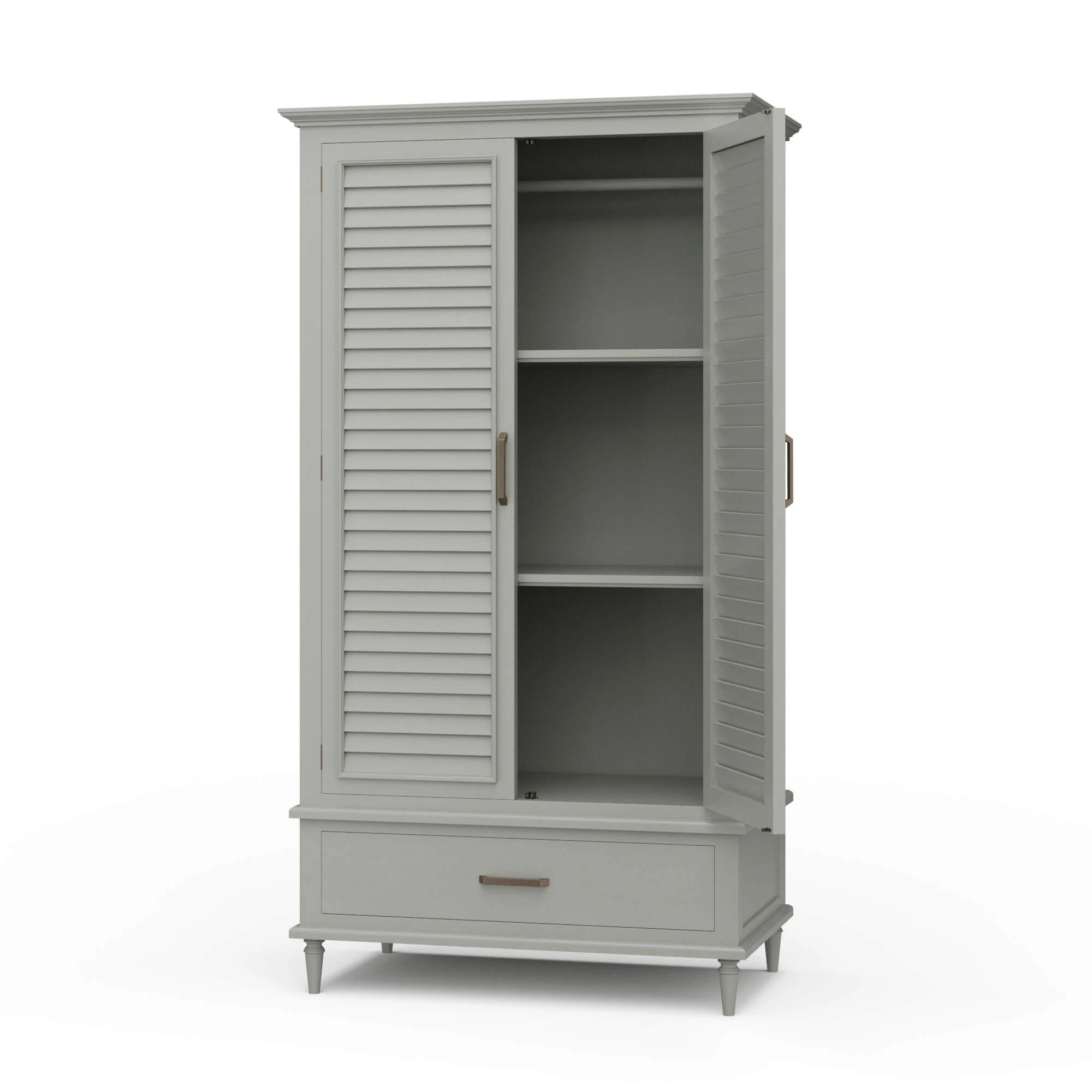f5b6dc50f5af21557e720fda546daec6 Sawyer Wardrobe W/ Shutter Door - Image 1