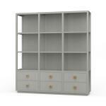 Cohan Open Cabinet W/ 6 Drawers