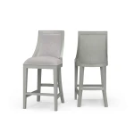 Monarch Counter Stool W/ Rattan Back