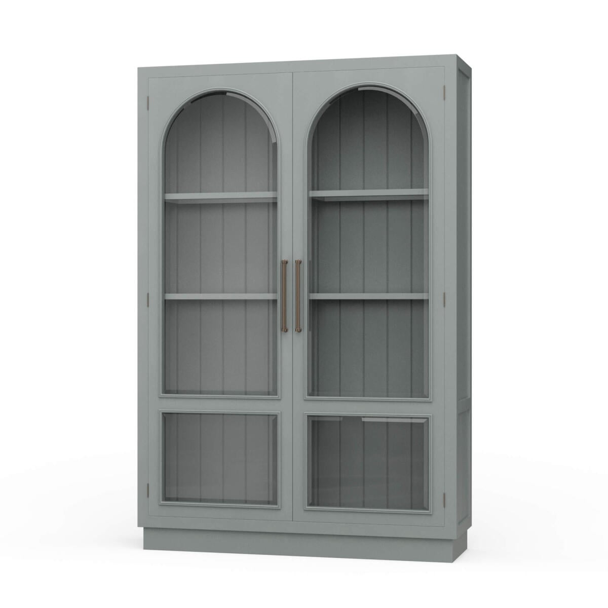 fa113ea365c3ebbd633d0cdbc463b5d9 Vannes 2 Door Display Cabinet W/ Glass Shelves - Image 1