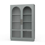 Vannes 2 Door Display Cabinet W/ Glass Shelves