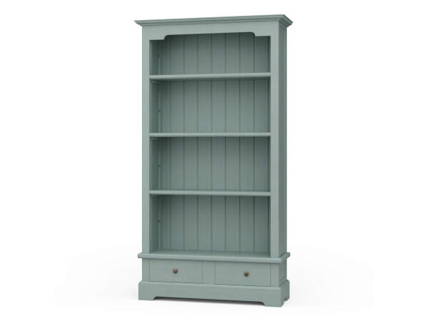 Manchester 2 Drawer Bookcase Bookcases Blue