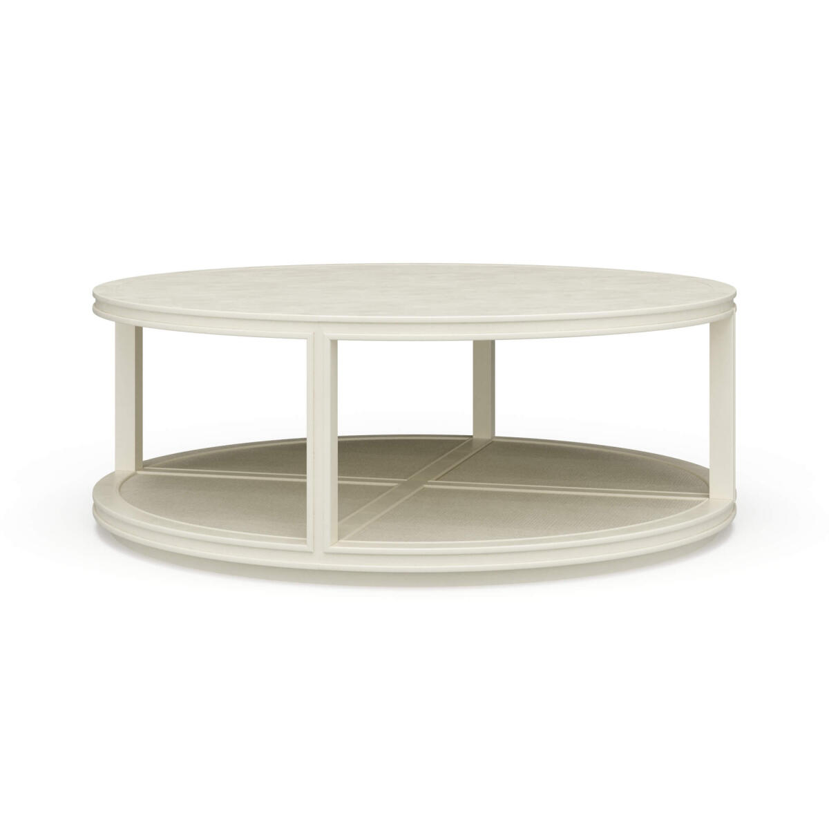 fb804340ebf47438b4abecc5b5426962 Cohan Round Coffee Table W/ Rattan - Image 1