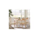 Origins Dandridge Square Dining Table with Leaf and Wallace Dining Chair Set