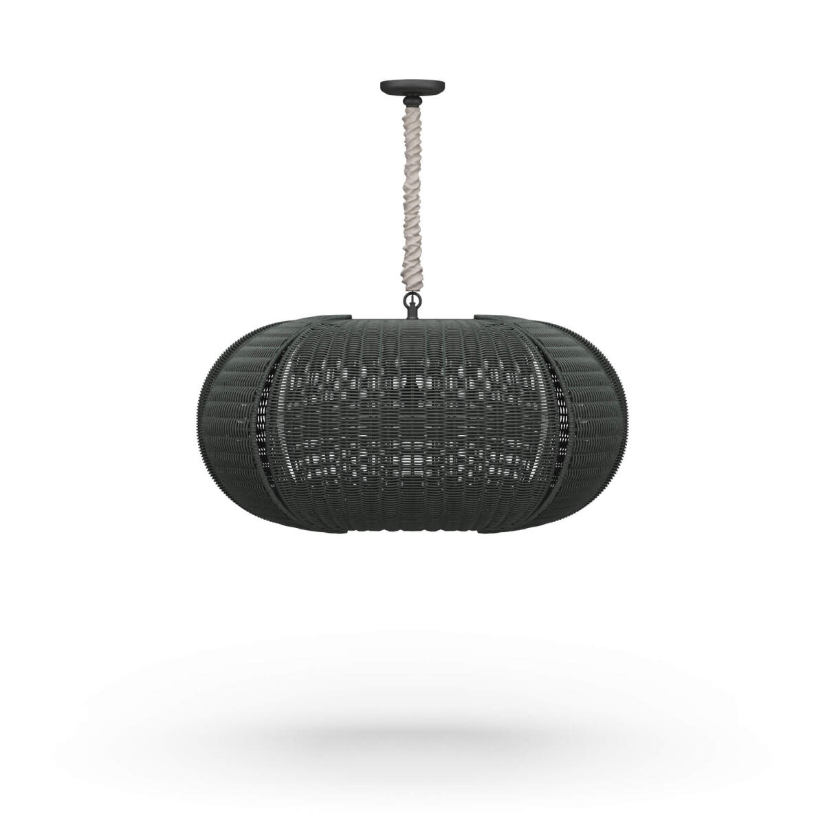 08be1e6b62cff72c9fa2ade167be8022 Oasis Ellipse Rattan Pendant - Image 1