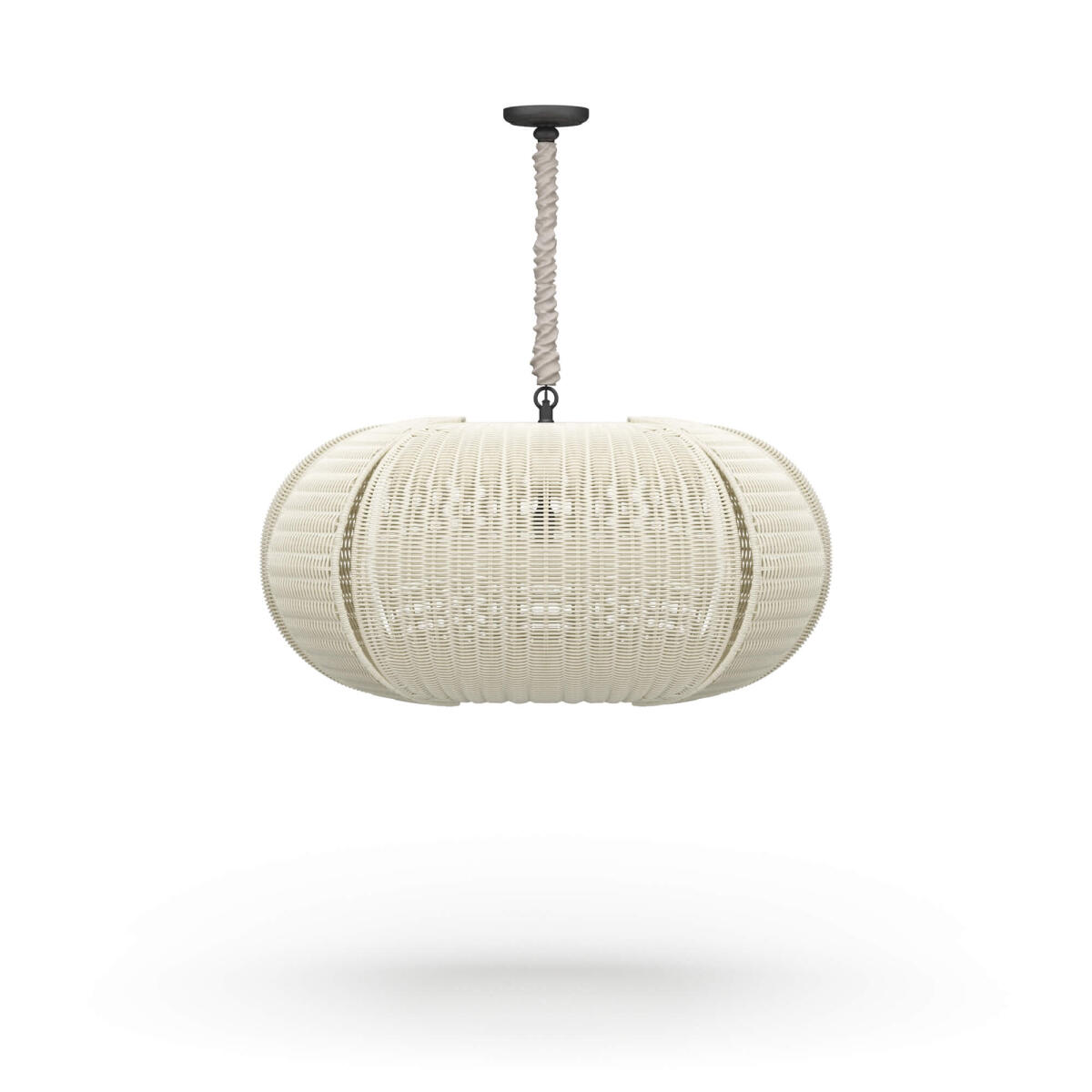 08ca534999e1d5a82223cc79798c28f0 Oasis Ellipse Rattan Pendant - Image 1