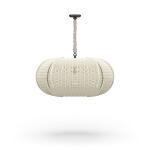 Oasis Ellipse Rattan Pendant