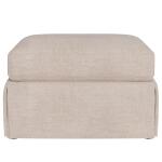 Hudson Skirted Petite Ottoman -Special Order