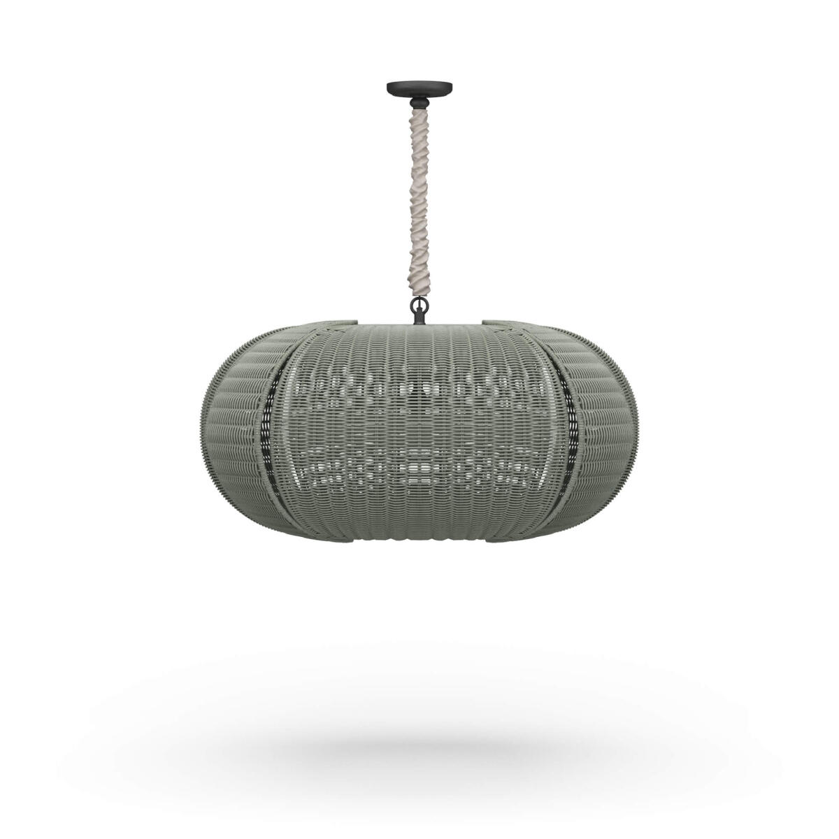 1e9aaf3c90d0a4368cc3f5e32bd57ceb Oasis Ellipse Rattan Pendant - Image 1