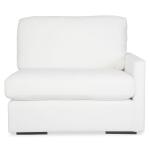 Refuge Sofa, Right Arm Facing, Arctic White