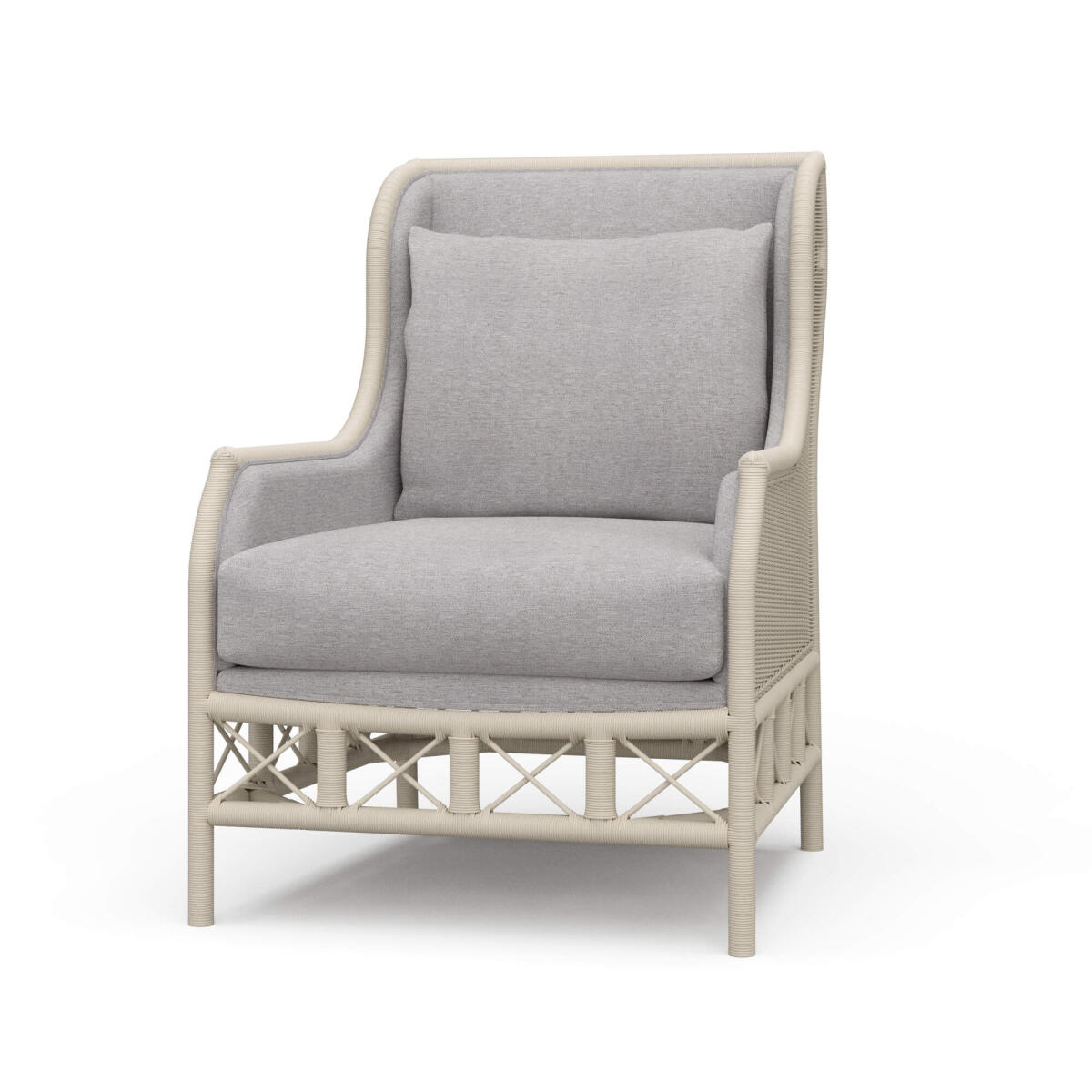 2a374ebcfdaaa06166bed0bac19978ba Hampton Rattan Wing Chair - Image 1