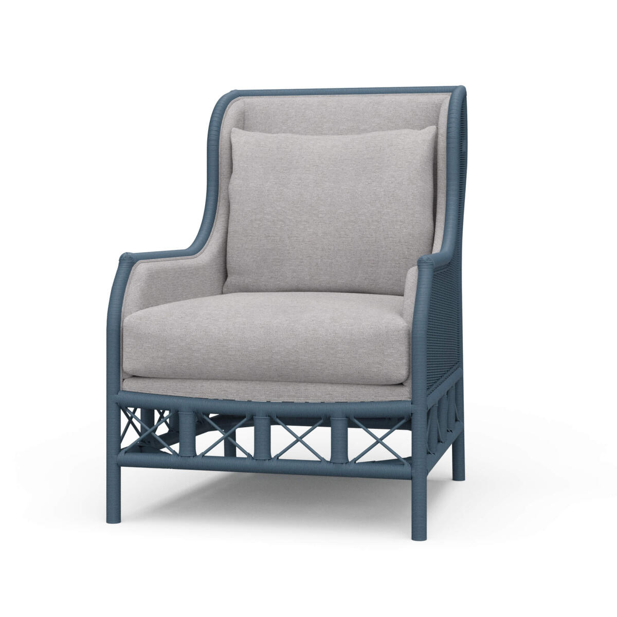 2dc1a5e51bdcc8026d9dc4e445906e8d Hampton Rattan Wing Chair - Image 1