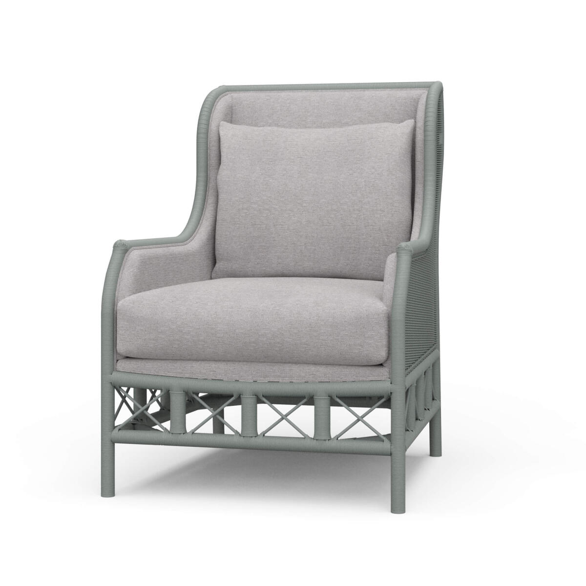 382b39886f0dc421d5a929b71776a00e Hampton Rattan Wing Chair - Image 1