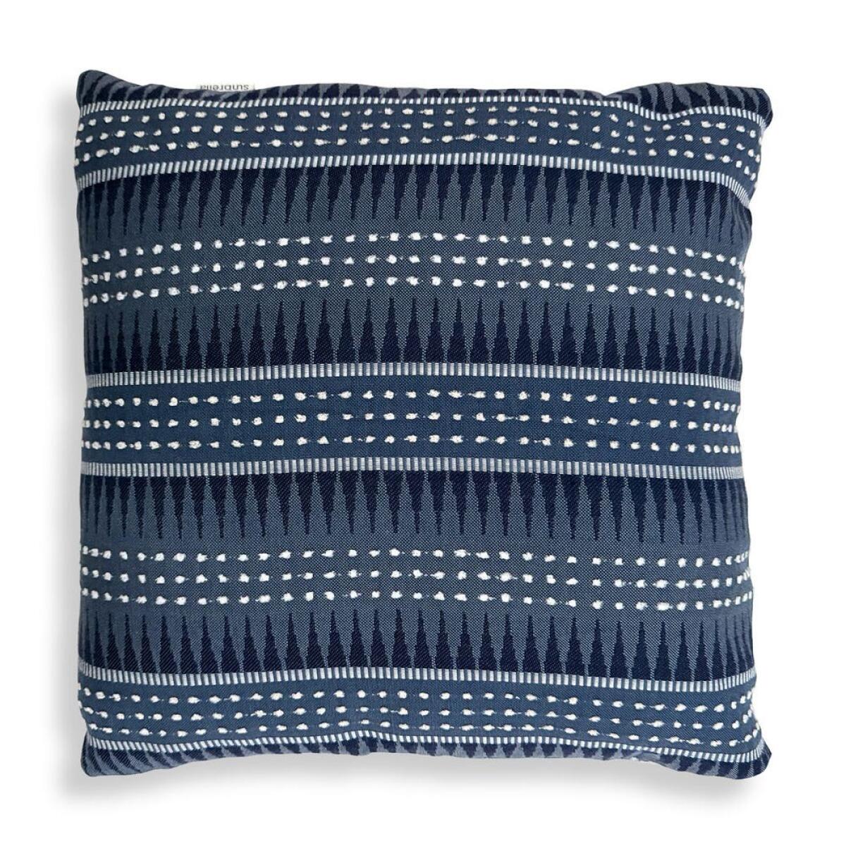 397e8051679e1fff0ba4f8f28dfd8aa1 Backgammon Outdoor Pillow, Slate - Image 1