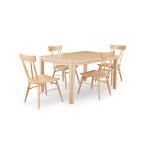 Origins Dandridge Square Dining Table with Leaf and Wallace Dining Chair Set - Image 3