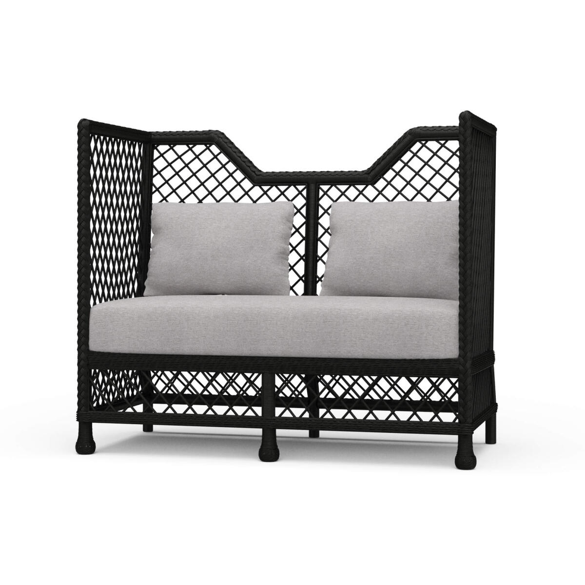 457876f37a943c82563e32e3e889560f Rabana High Back Rattan Loveseat - Image 1