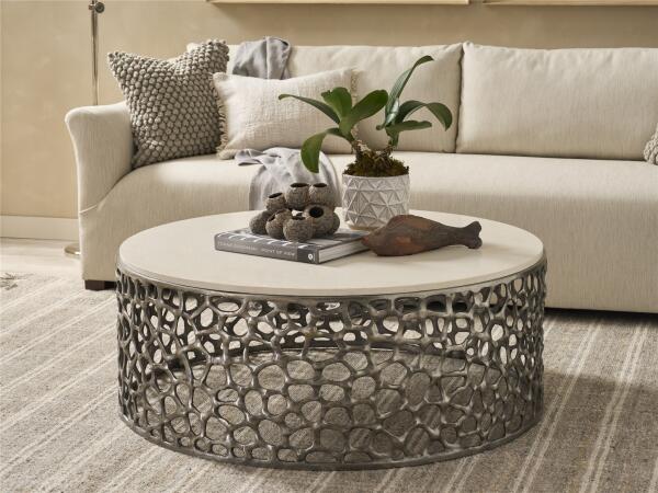 Oasis- Coastal Living Home Collection Coral Cocktail Table - Image 2