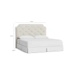 Florence Tufted Upholstered Bed - Image 5