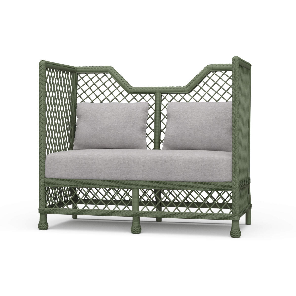 Rabana High Back Rattan Loveseat Loveseats Bramble 2 Rabana High Back Rattan Loveseat Loveseats Bramble 2