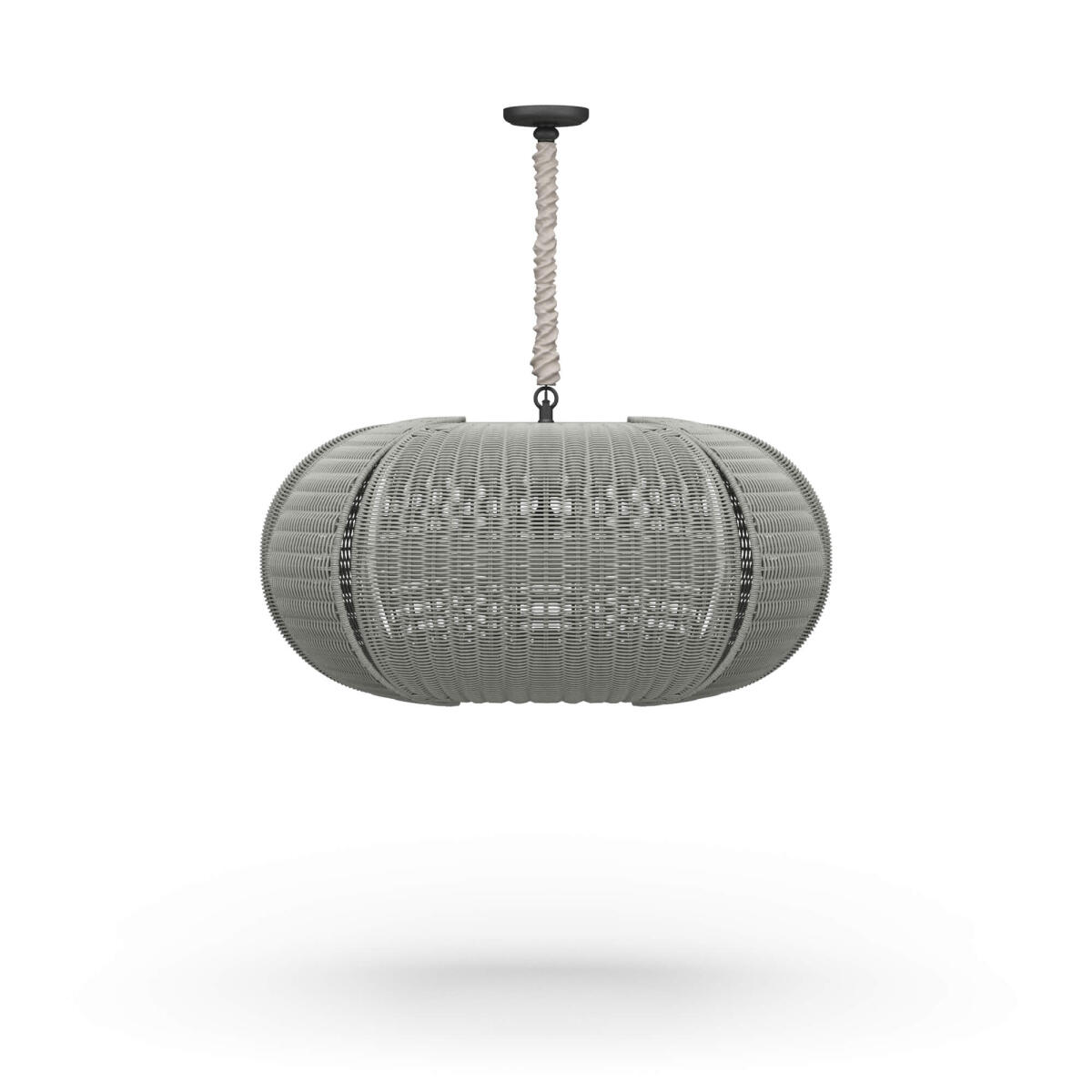4c8dddb8de644a8fdbe1fe9c1459eb0c Oasis Ellipse Rattan Pendant - Image 1