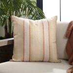 Backgammon Outdoor Pillow, Petal - Image 3