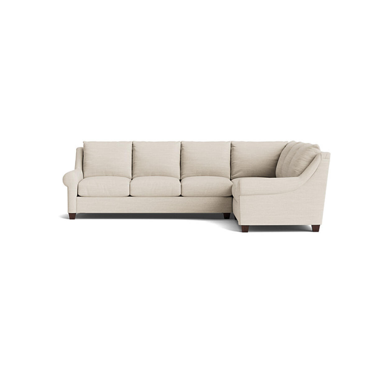 5c8e64bcb9fd0e9598ae6ceb34c0580e Ellery Roll Arm L-Shaped Sectional - Image 1