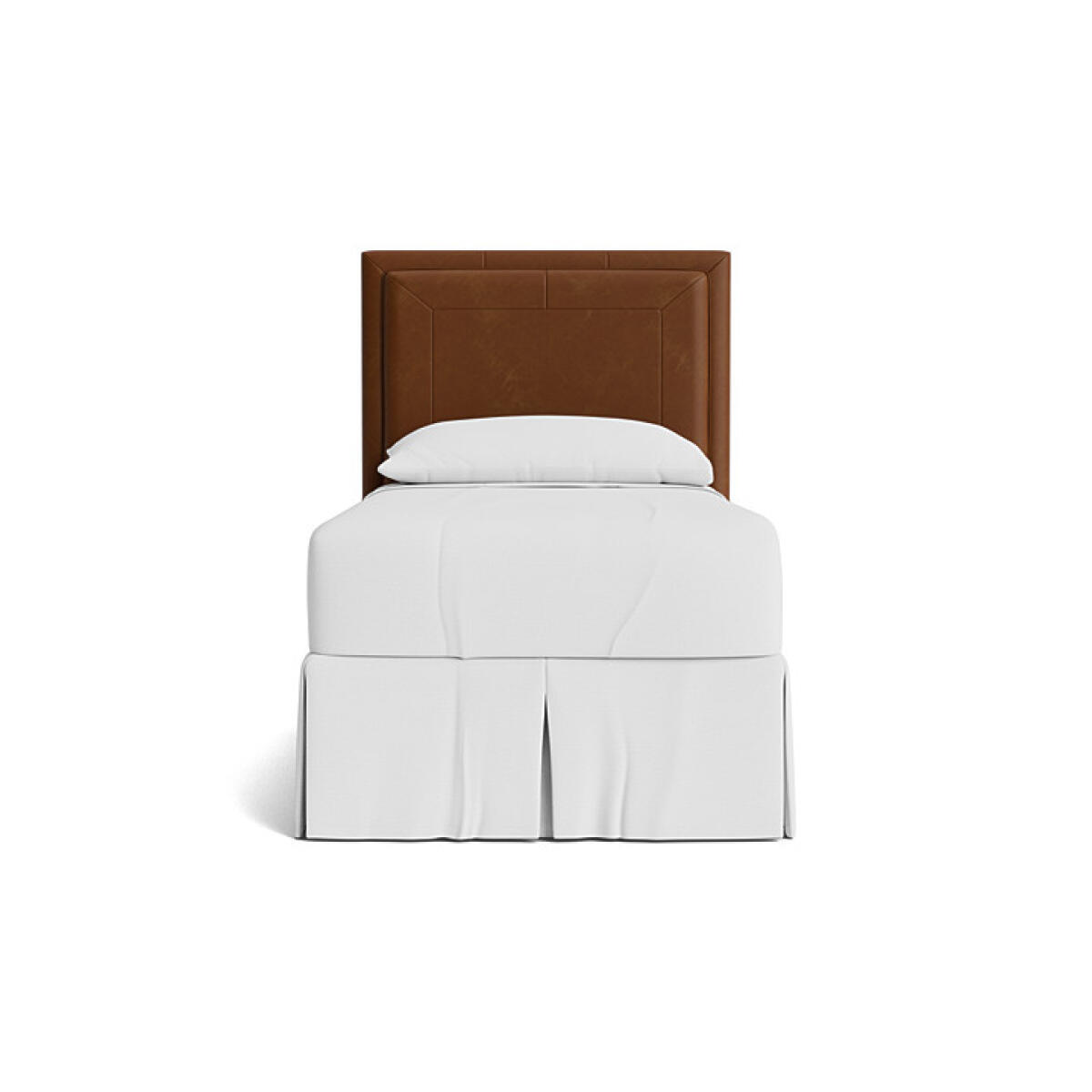 5e507d1736fcf43ab11dad67c6b205fb Manhattan Leather Upholstered Bed - Image 1
