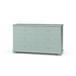 Luna 6 Drawer Dresser Dressers Blue 24