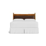 Heritage Live Edge Leather Upholstered Bed - Image 4