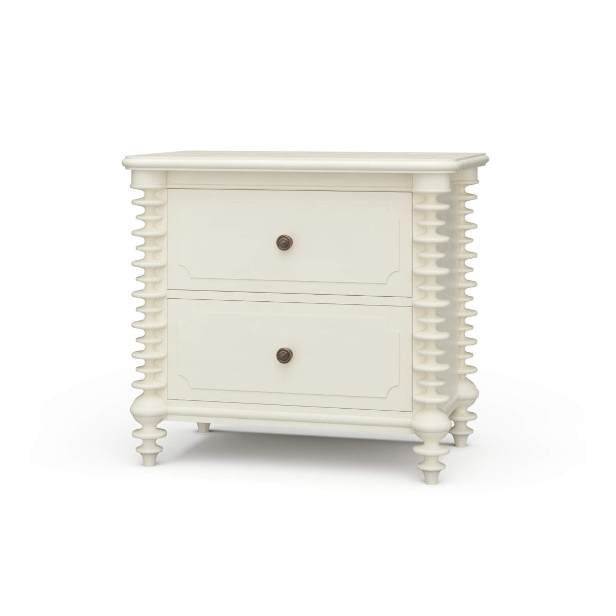 6dd8a976413d71cd5e0dd8db5f6340fd Milano 2 Drawer Bedside Table - Image 1