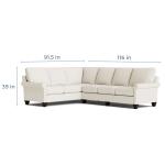True Custom™ True Custom® Roll Arm L-Shaped Sectional - Image 7