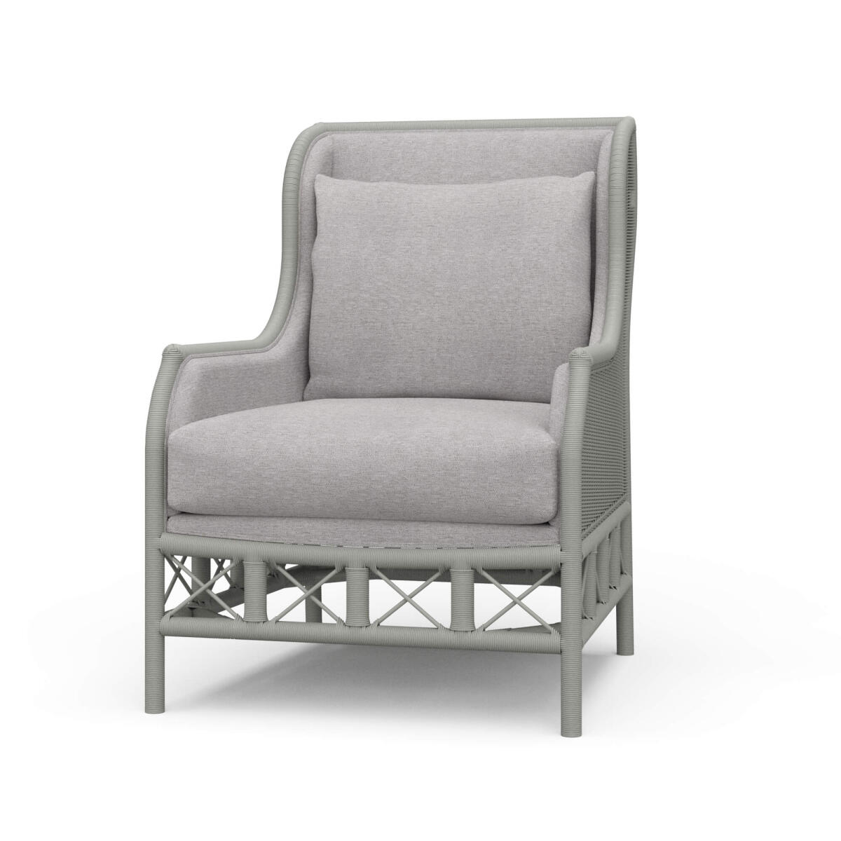 71f9dbd813b36164094ea24f3c231bb0 Hampton Rattan Wing Chair - Image 1