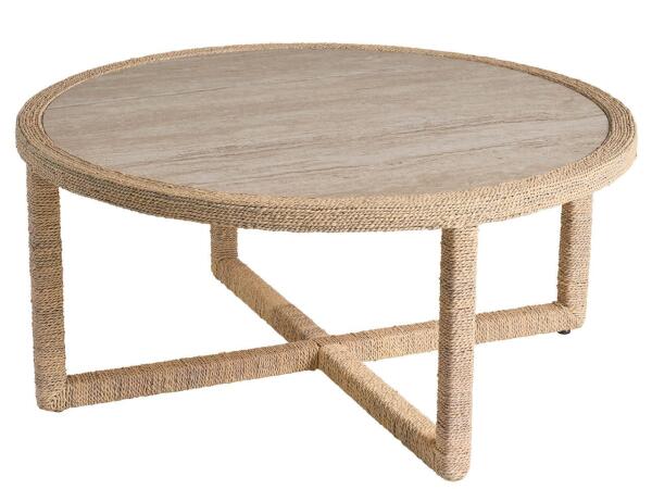 Oasis- Coastal Living Home Collection Abaca Cocktail Table - Image 4