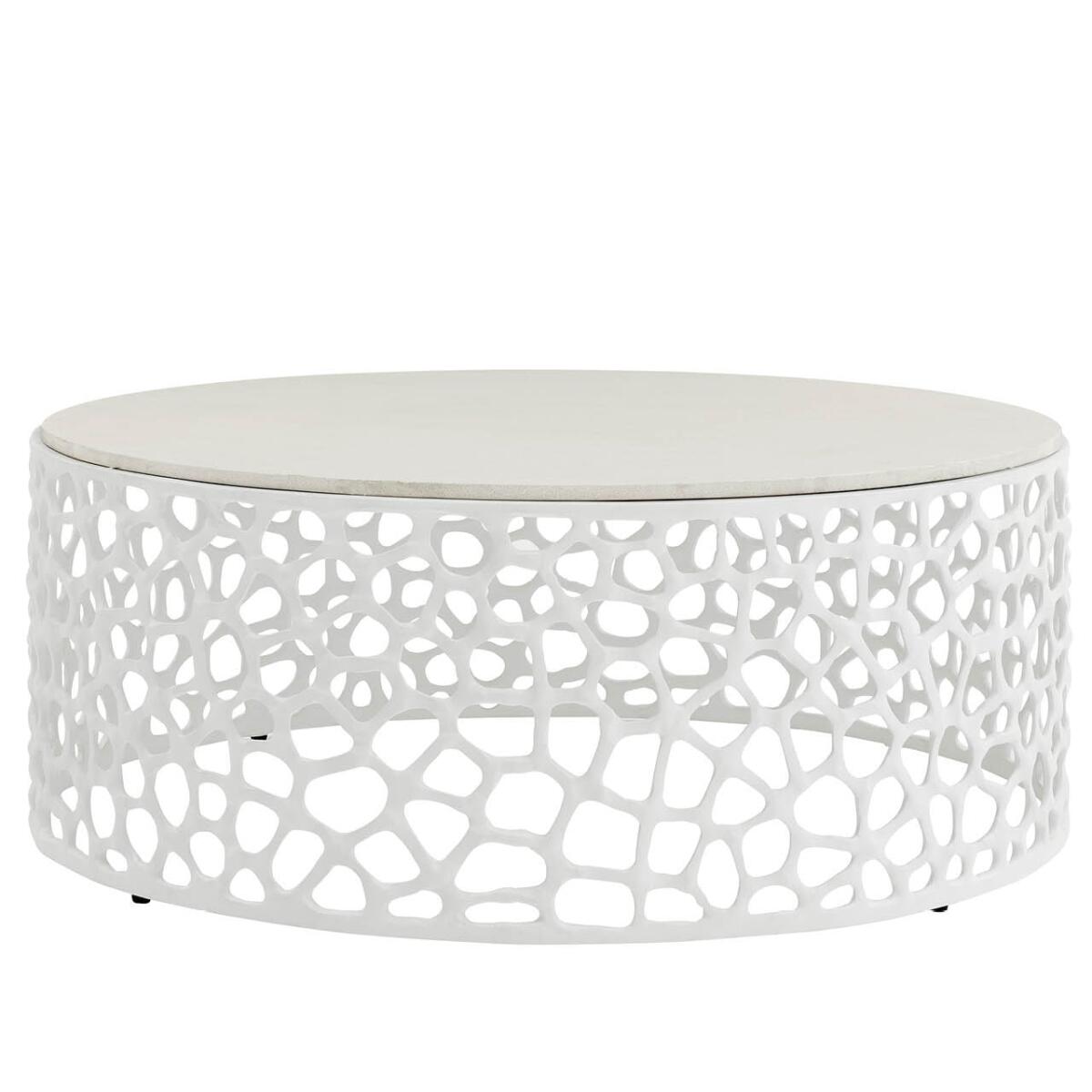 760e3ad2dbd64f2414beba2bf88571ef Oasis- Coastal Living Home Collection Coral Cocktail Table - Image 1