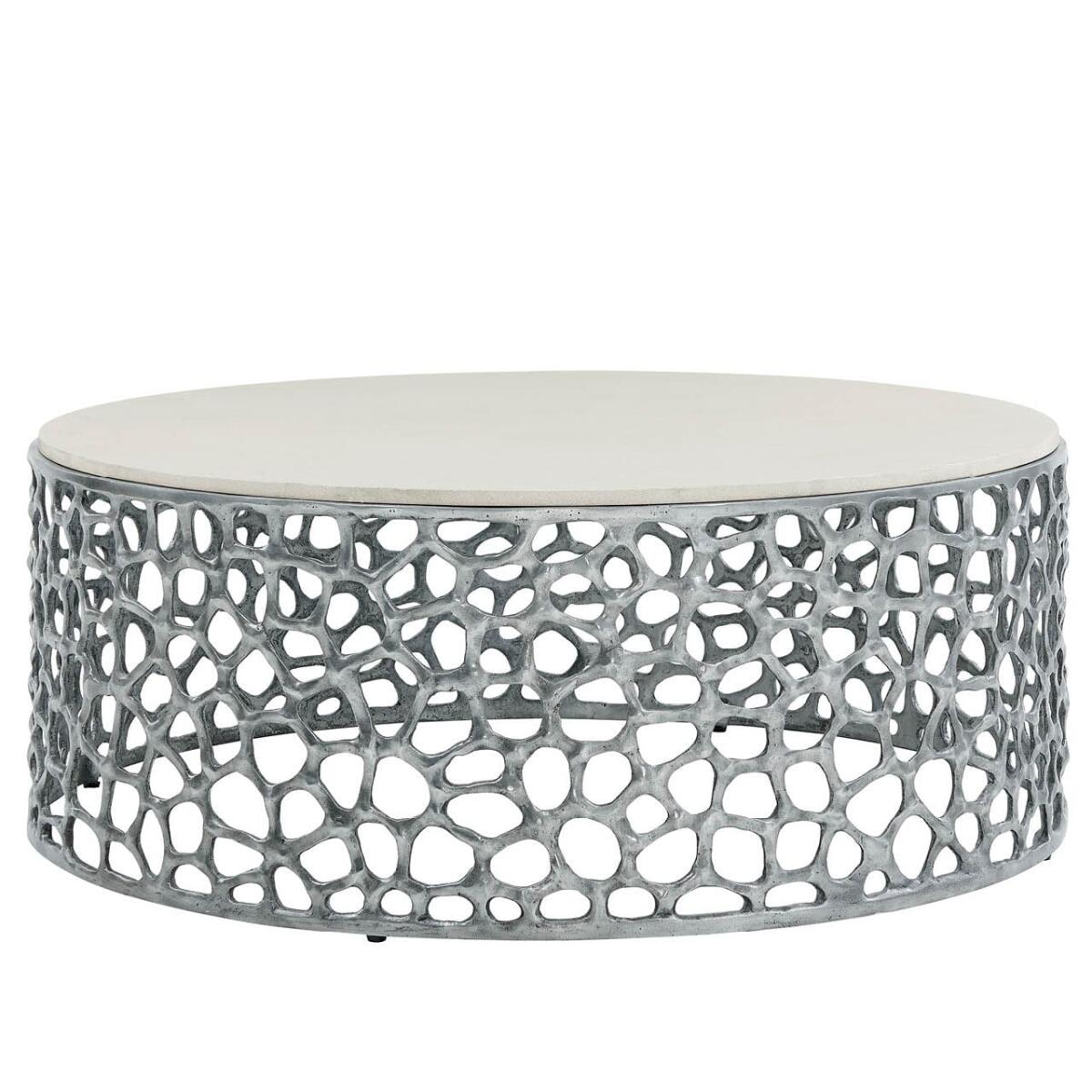 7ce7e2ae45aa7898c379a28fa410f10a Oasis- Coastal Living Home Collection Coral Cocktail Table - Image 1