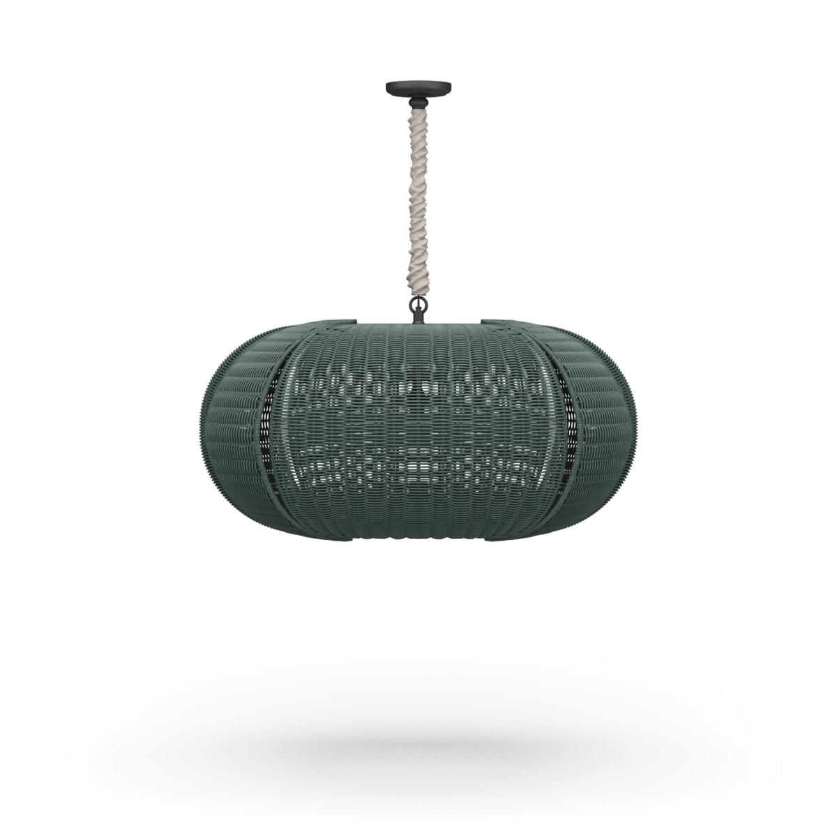 7e27d879eadddac0d348da0a18cb8caa Oasis Ellipse Rattan Pendant - Image 1