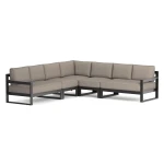 Bonavista Outdoor Track Arm Sectional Outdoor Sofas 4
