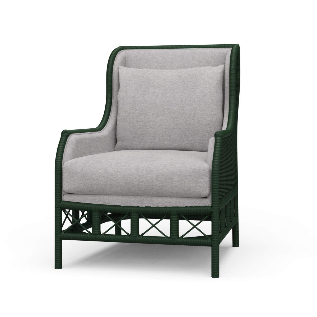 979c016c6872968df1fa665d7ea253e9 Hampton Rattan Wing Chair - Image 1