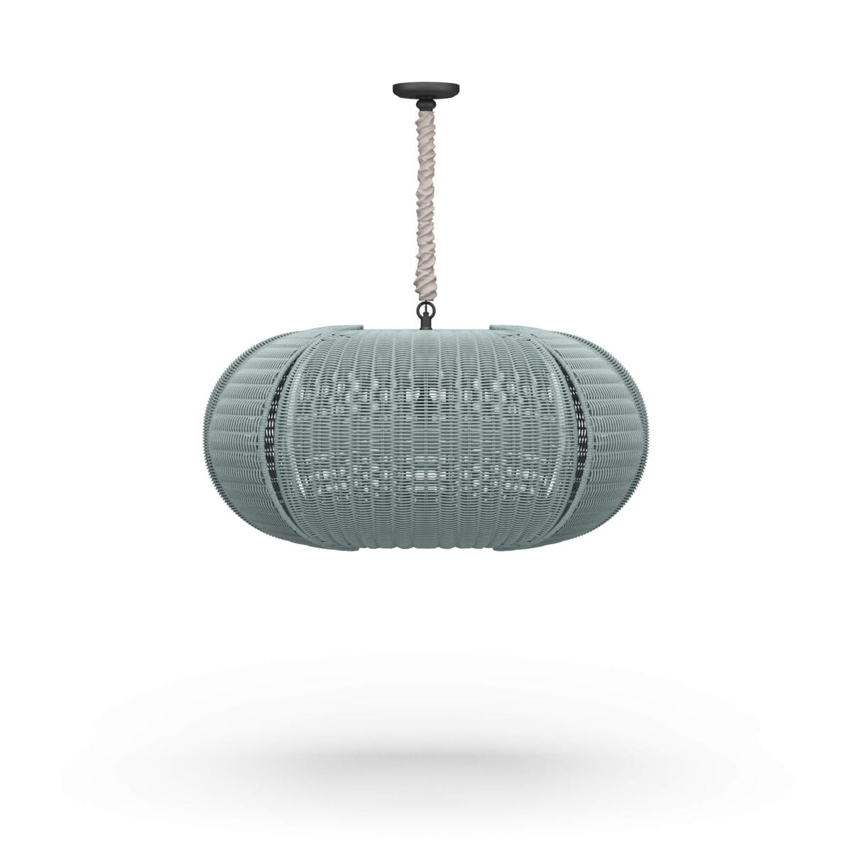 97f05124a2bd559edf13263be9251e92 Oasis Ellipse Rattan Pendant - Image 1