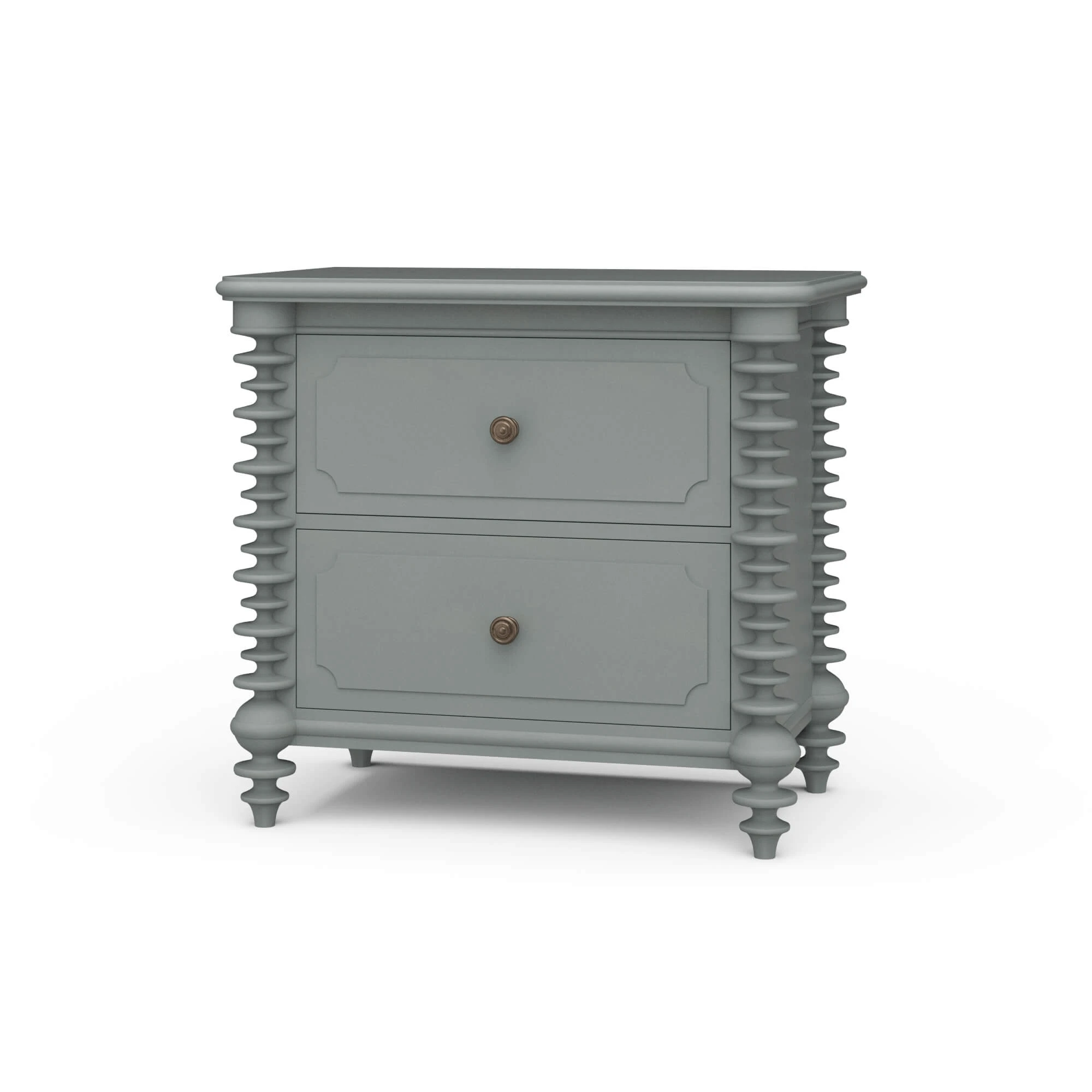 9a9bafd3662a5a339b61a35532b58fda Milano 2 Drawer Bedside Table - Image 1