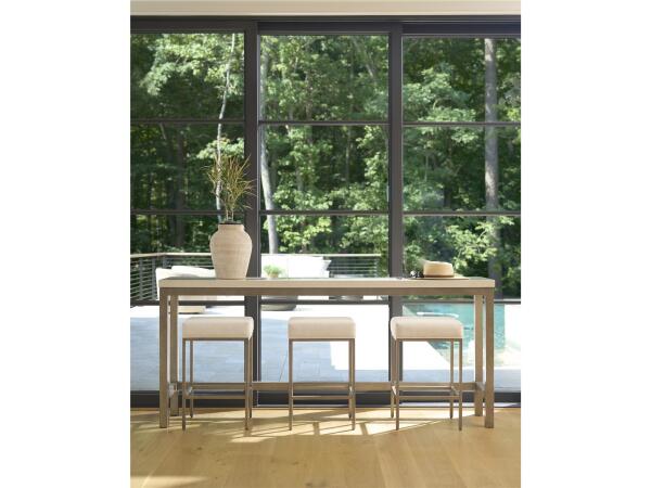 Oasis- Coastal Living Home Collection Oasis Console with Stools - Image 2