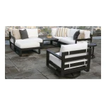Bonavista Outdoor Track Arm Sectional Outdoor Sofas 9