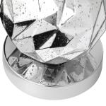 28.25" SILVER GLASS & METAL TABLE LAMP 2PK/2.89' - Image 4