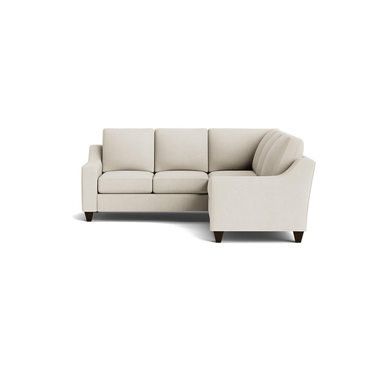 a3b4b6807fbb69a499ba15f68bb2a8f0 True Custom™ True Custom® Wide Slope Arm L-Shaped Sectional - Image 1