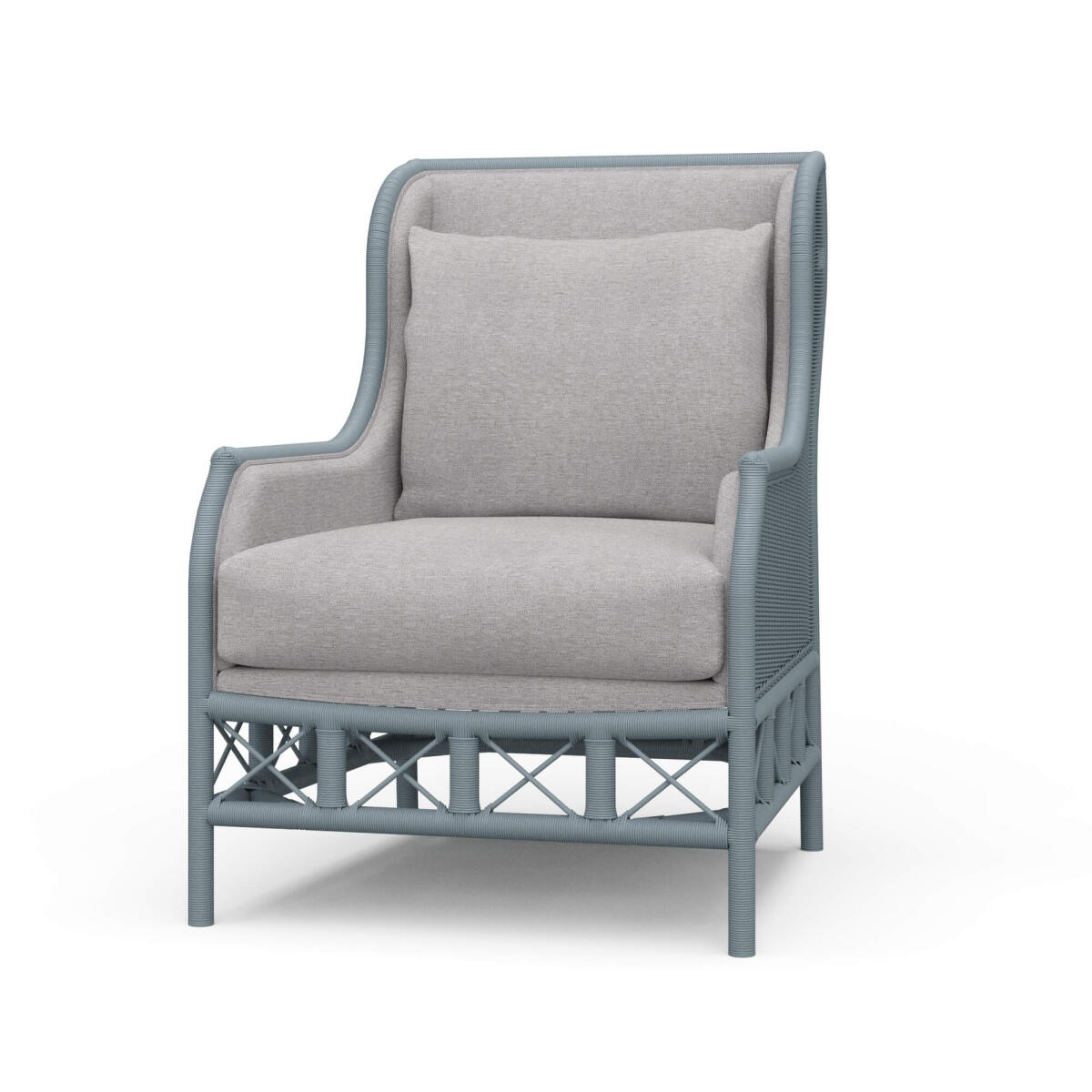 a8d2017e06dd8b87ba1568b4373f11e5 Hampton Rattan Wing Chair - Image 1