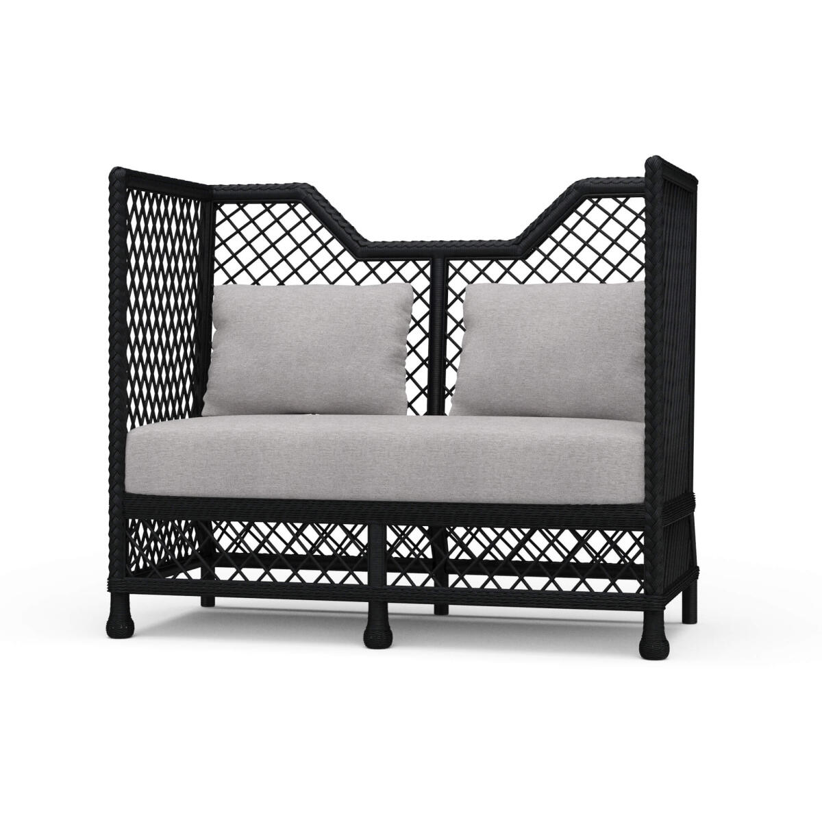 a9e3f2177445003029cb7537cb5ed9b2 Rabana High Back Rattan Loveseat - Image 1