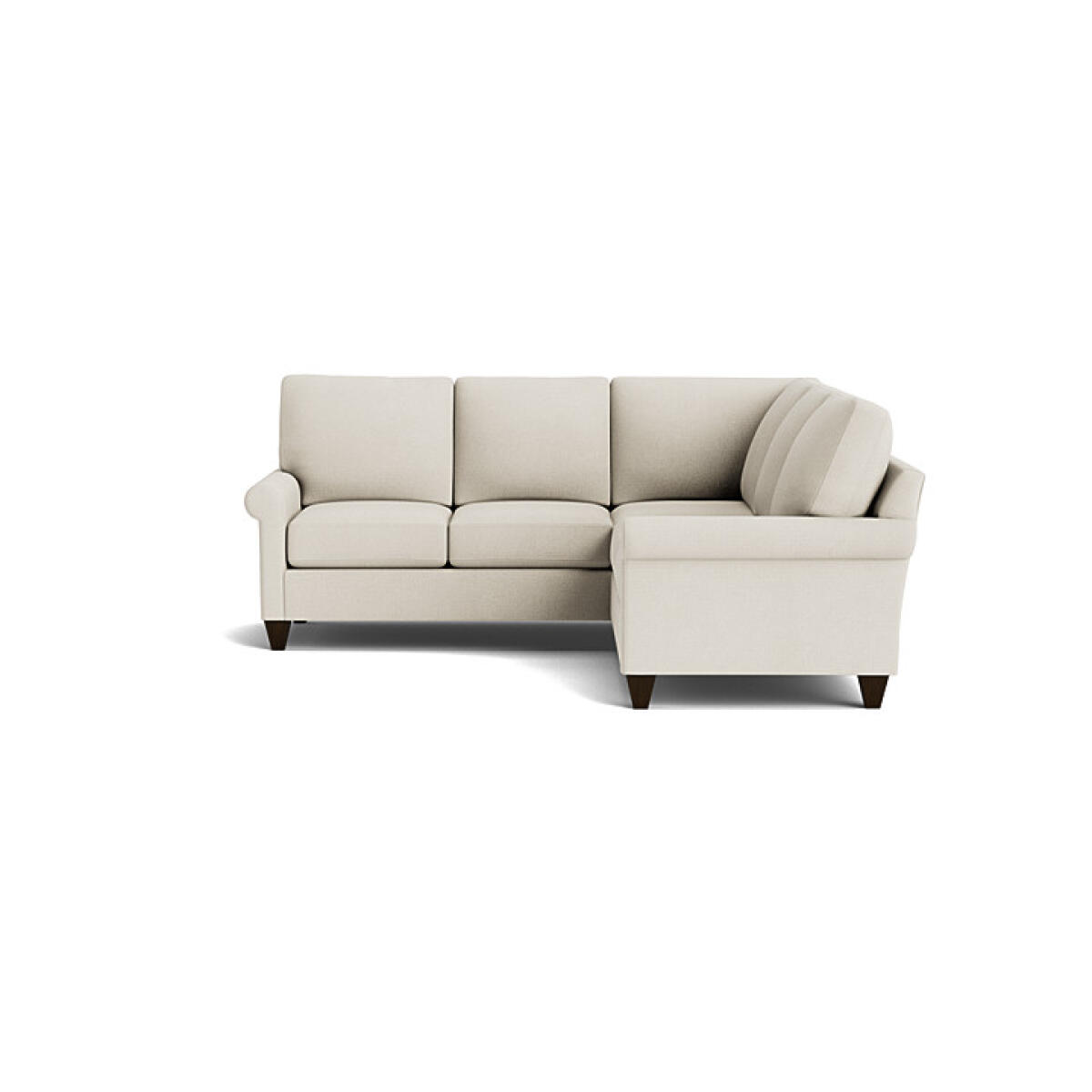 aaa4d177064d316e4bb1dfde666d88fa True Custom™ True Custom® Roll Arm L-Shaped Sectional - Image 1