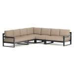 Bonavista Outdoor Track Arm Sectional Outdoor Sofas 7